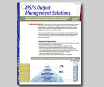 MSI Solution Brochures